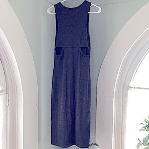 EXPRESS Sleeveless Gray Midi Dress SIZE SMALL